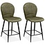 MX Sofa Krzesło barowe Sprint - Zielony mech (zestaw 2 krzeseł)