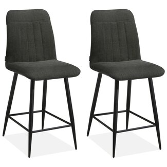 MX Sofa Bar chair Pumba - Graphite (set of 2 chairs)