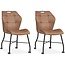 MX Sofa Dining chair Lee - Cognac (set of 2)