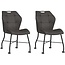 MX Sofa Dining room chair Lee - Anthracite (set of 2 pieces)