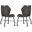 MX Sofa Dining room chair Lee - Anthracite (set of 2 pieces)