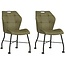 MX Sofa Dining chair Lee - Olive green (set of 2)