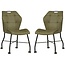 MX Sofa Dining room chair Lee - Olive green (set of 2 pieces)