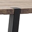 Lamulux Table à manger Booster avec pieds en métal inclinés