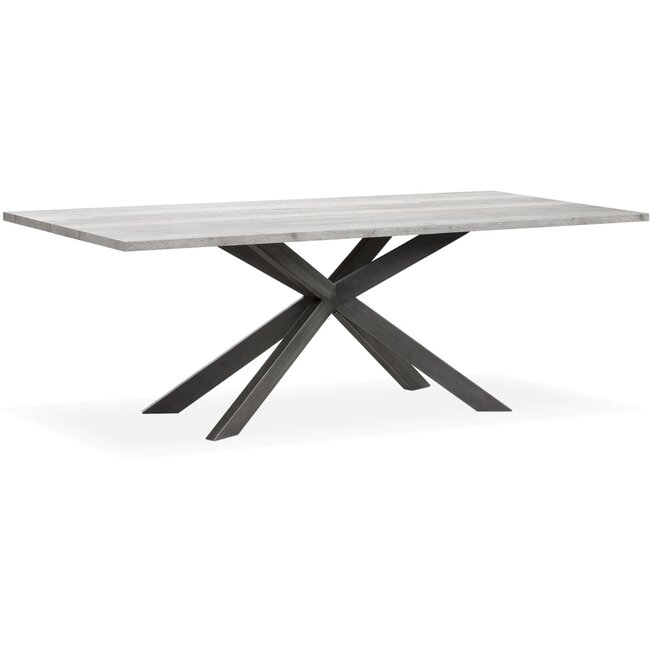 Lamulux Dining table Shape with metal star leg