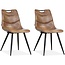 MX Sofa Chair Barossa color cognac (set of 2 chairs)