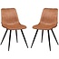 MX Sofa Chair Spot color Cognac (set of 2 chairs)