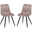 MX Sofa Stoel Spot- kleur Pebble (set van 2 stoelen)