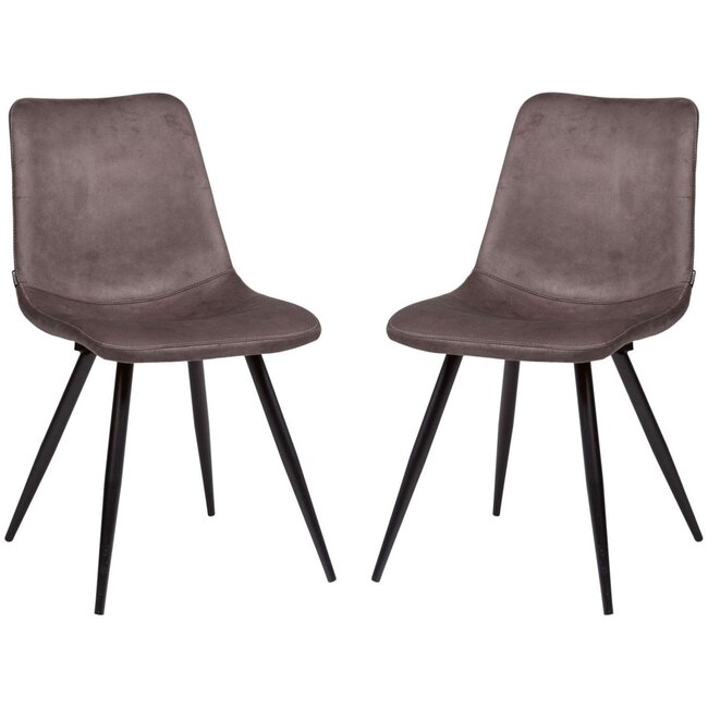 MX Sofa Stuhl Spot- Steel (Set mit 2 Stühlen)