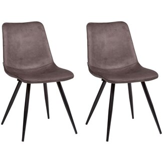 MX Sofa Chaise Spot - Acier (lot de 2 chaises)