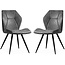 MX Sofa Krzesło Tesla - Steel - zestaw 2 krzeseł