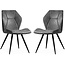 MX Sofa Tesla chair - Steel - set of 2 chairs