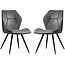 MX Sofa Tesla chair - Steel - set of 2 chairs