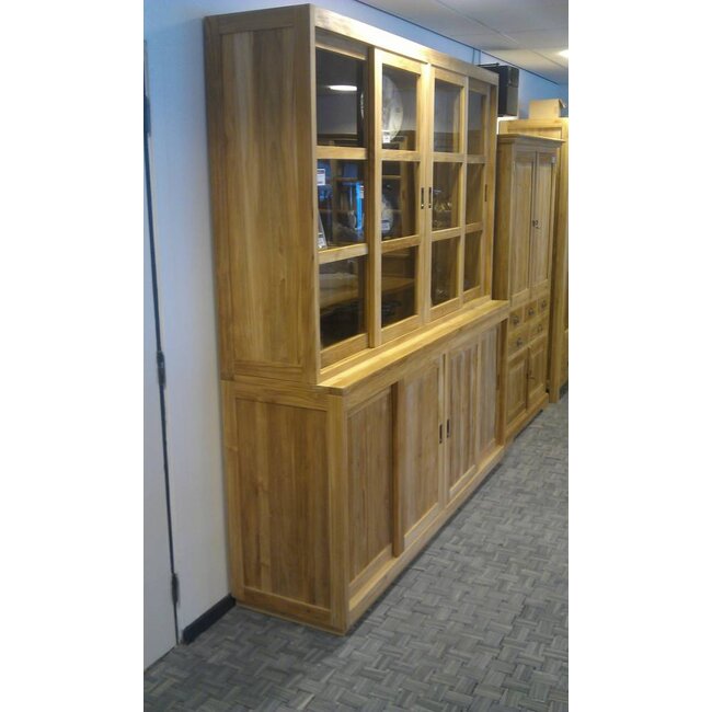 Decomeubel Armoire Barlow Shop avec 4 tiroirs derrière les portes