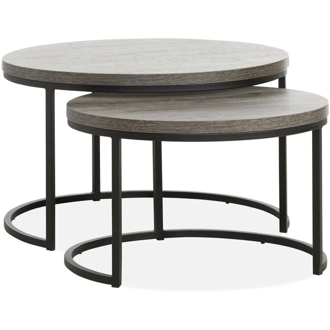 Lamulux Coffee table Rutger - Small (set of 2 oval tables)