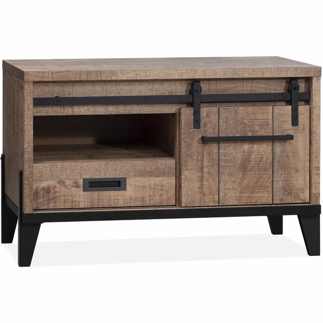 Lamulux TV Cabinet Vigo - Small - 1 door, 1 drawer, 1 open compartment