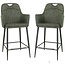 MX Sofa Bar chair Morris - Moss green (set of 2 chairs)