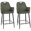 MX Sofa Bar chair Morris - Moss green (set of 2 chairs)