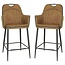 MX Sofa Bar chair Morris - Cognac (set of 2 chairs)