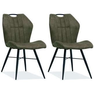 MX Sofa Dining room chair Scala - Moss (set of 2 chairs)