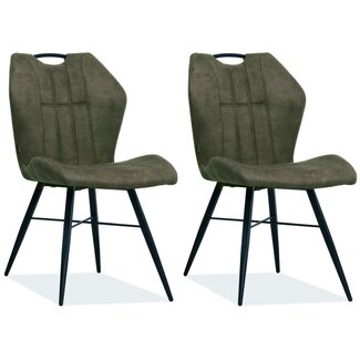 MX Sofa Eetkamerstoel Scala - Moss (set van 2 stoelen)