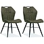 MX Sofa Chaise de salle à manger Scala luxor couleur : Mousse (lot de 2 chaises)