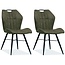 MX Sofa Dining room chair Scala luxor color: Moss (set of 2 chairs)