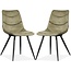 MX Sofa Stoel Crazy - Olive (set van 2 stoelen)