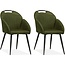 MX Sofa Chair Belize - Moss green (set of 2 chairs)