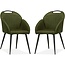 MX Sofa Chair Belize - Moss green (set of 2 chairs)