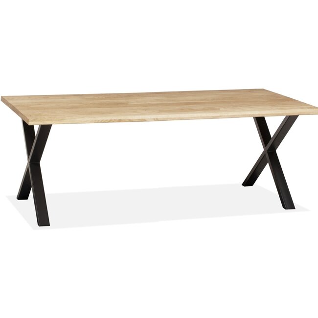 Table de salle à manger en chêne Glasgow-1