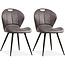 MX Sofa Dining room chair Miracle - Steel (set of 2 pieces)