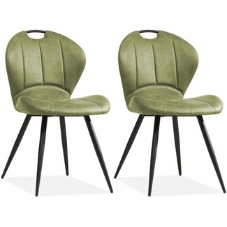 MX Sofa Dining room chair Miracle - Olive (set of 2 pieces)