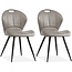 MX Sofa Chaise de salle à manger Miracle - Pebble (lot de 2)
