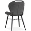 MX Sofa Esszimmerstuhl Talent Luxor - Farbe Anthrazit (Set mit 2 Stühlen)