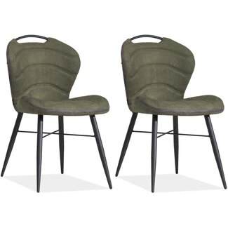 MX Sofa Dining room chair Talent - Moss (set of 2 chairs)