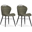 MX Sofa Chaise de salle à manger Talent Luxor couleur : Mousse (lot de 2 chaises)