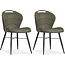 MX Sofa Dining room chair Talent luxor color: Moss (set of 2 chairs)