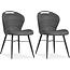 MX Sofa Dining room chair Talent luxor - color Anthracite (set of 2 chairs)