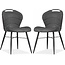 MX Sofa Dining room chair Talent luxor - color Anthracite (set of 2 chairs)