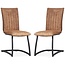 MX Sofa Chair Amara - cognac (set of 2 chairs)
