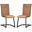 MX Sofa Chair Amara - cognac (set of 2 chairs)