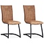 MX Sofa Chair Amara - cognac (set of 2 chairs)