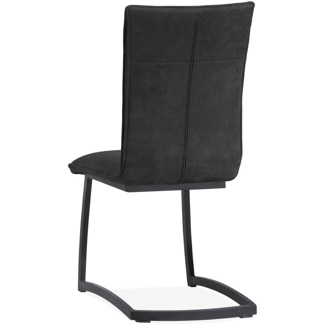 MX Sofa Amara Stuhl - anthrazit (2er-Set)