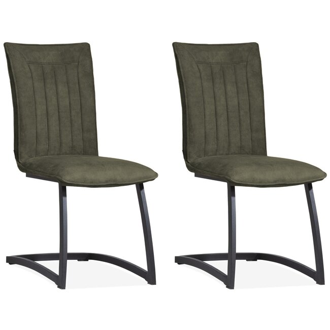 MX Sofa Chaise Amara - mousse (lot de 2 chaises)