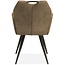 MX Sofa Chaise de salle à manger Puck - Taupe (lot de 2 chaises)