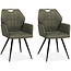 MX Sofa Dining room chair Puck - Moss green (set of 2 chairs)