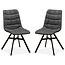 MX Sofa Dining room chair Nynke - Anthracite (set of 2 chairs)