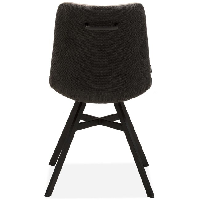 MX Sofa Chaise de salle à manger Nynke - Vert mousse (lot de 2 chaises)