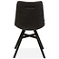 MX Sofa Krzesło do jadalni Nynke - Zielony mech (zestaw 2 krzeseł)